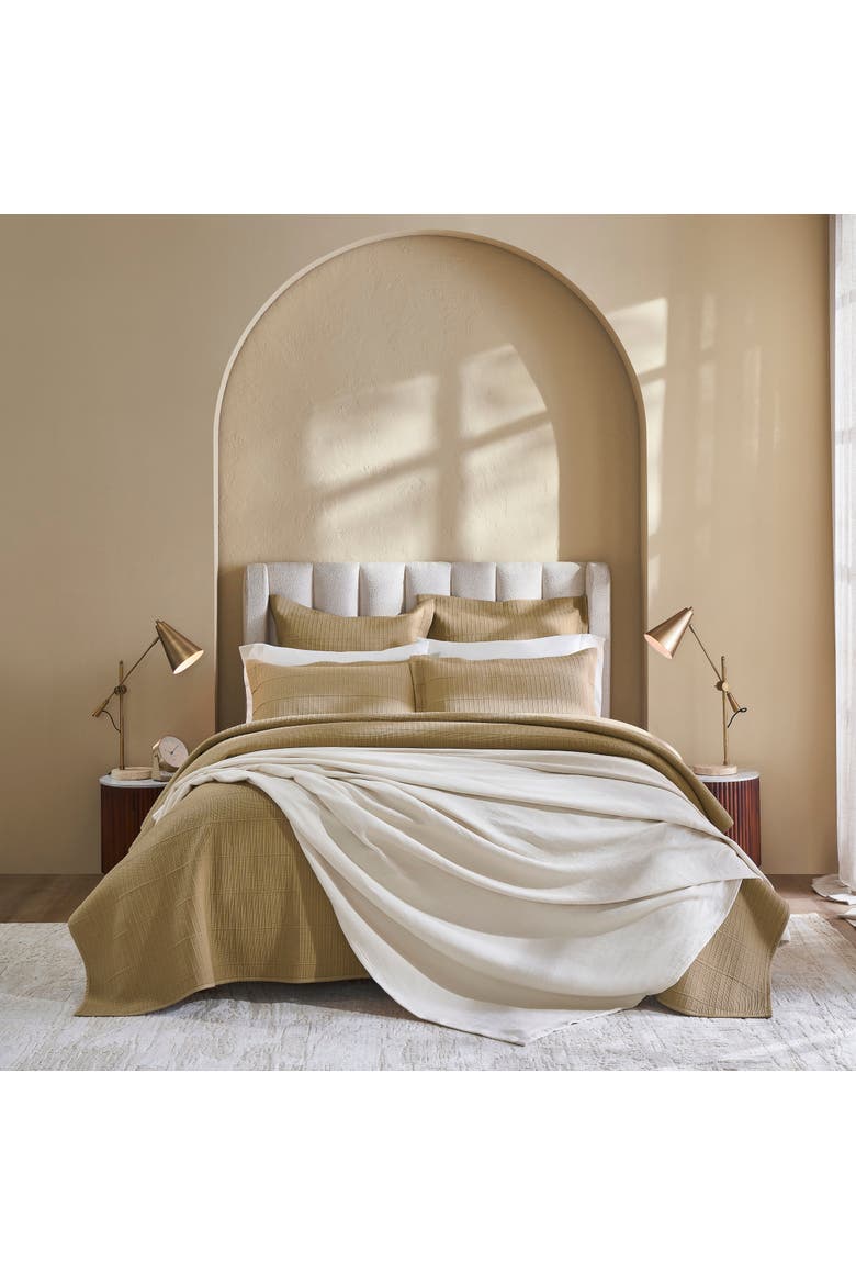 Vienna Texture Cotton Blanket, Alternate, color, Sand
