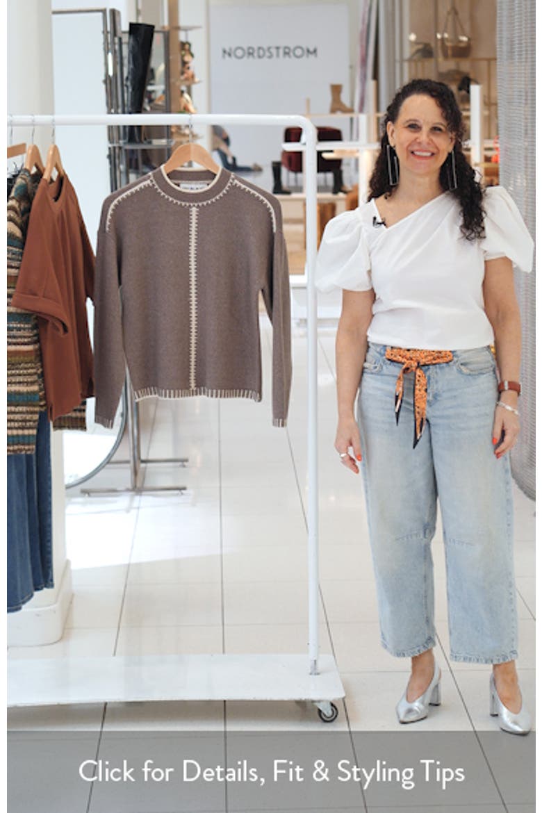 Blanket Stitch Sweater video