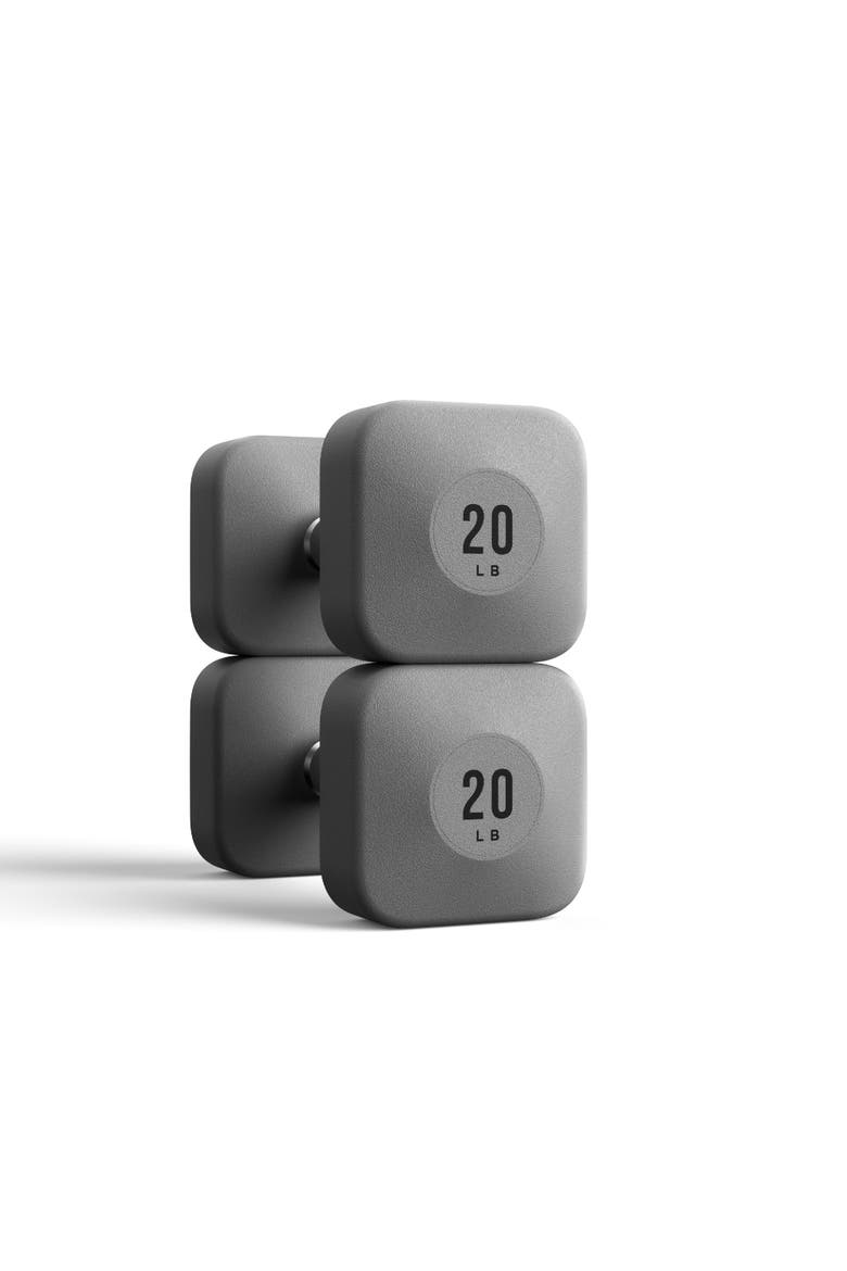 ProGrip Dumbbells - 20lbs, Main, color, Slate