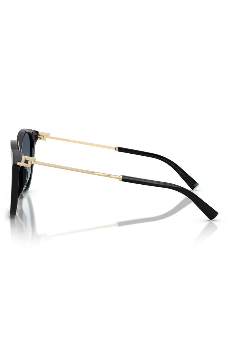 Tiffany & Co. 56mm Gradient Square Sunglasses, Alternate, color, Black / Azure Gradient Blue
