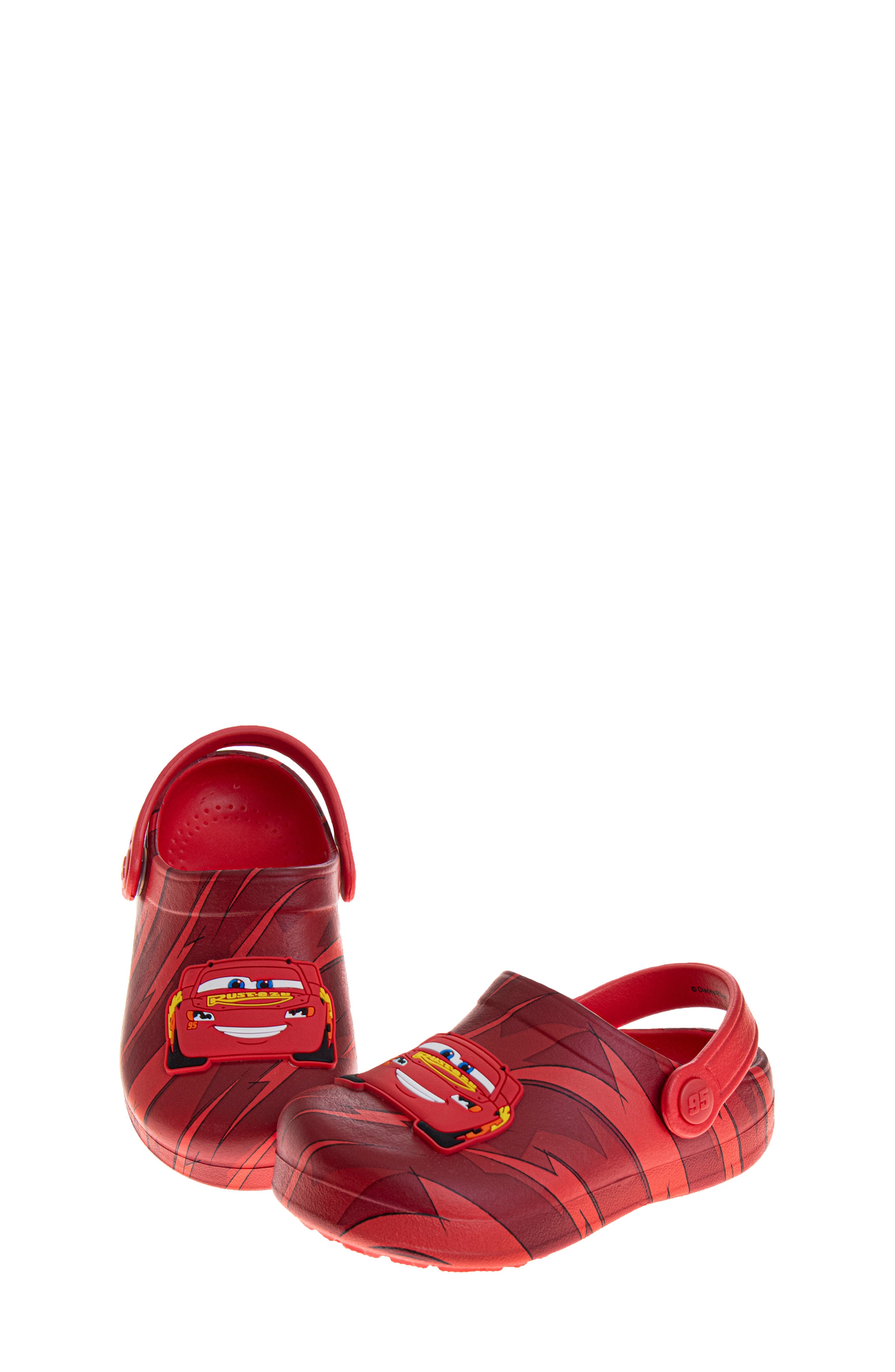 JOSMO x Disney<sup>®</sup> Kids' Pixar Cars Lightning McQueen Clog, Alternate, color, Red
