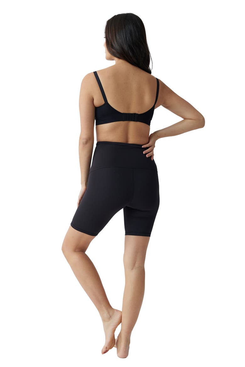 Assorted Set of 2 Postpartum Compression Bike Shorts, Alternate, color, BLACK/ NAVY