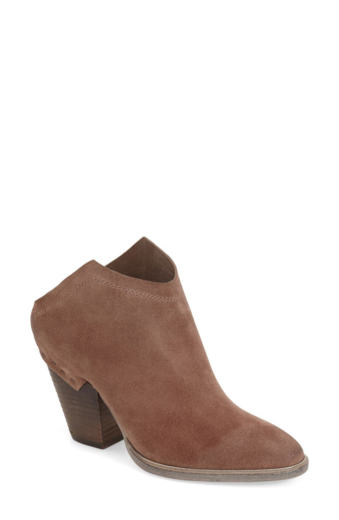 'Haku' Ankle Bootie, Main, color, TAUPE SUEDE