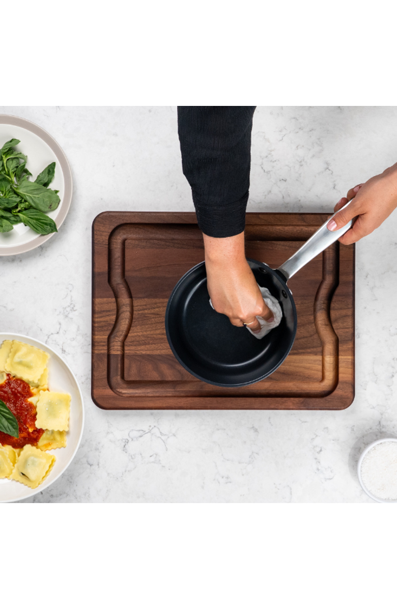 Alva Maestro Nonstick Ceramic Saucepan with Lid 2 Qt., Alternate, color, Black