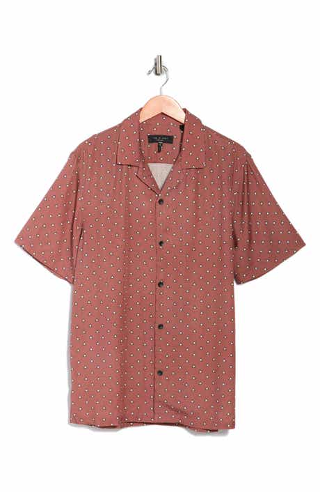 rag & bone Alan Geo Print Camp Shirt