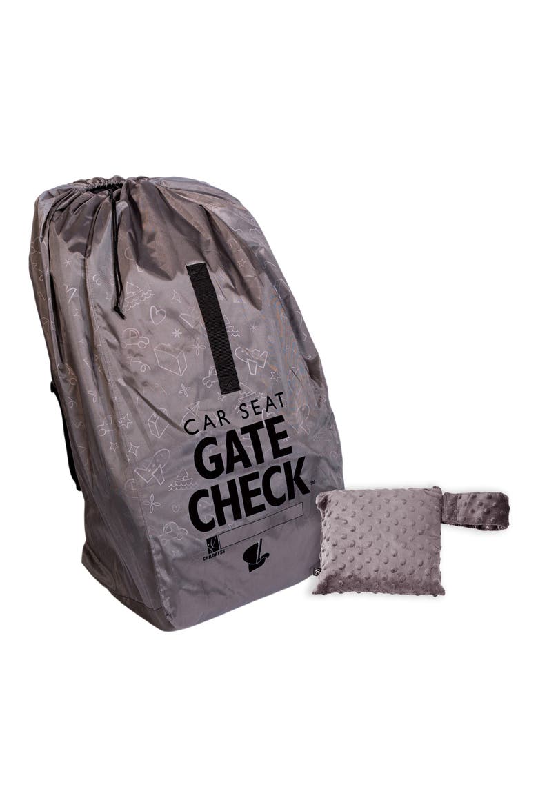 Car Seat Travel Bag & Blanket Set, Main, color, GREY