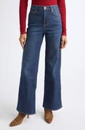 Veronica Beard Taylor Wide Leg Jeans