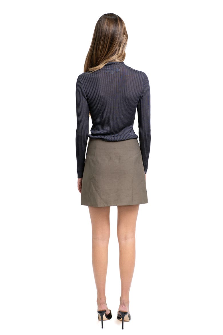 Flora Skirt, Alternate, color, Olive green