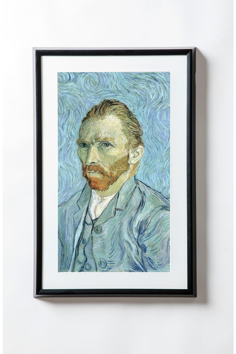Soda Says x Meural Leonora Canvas Smart Art Frame, Main, color, BLACK