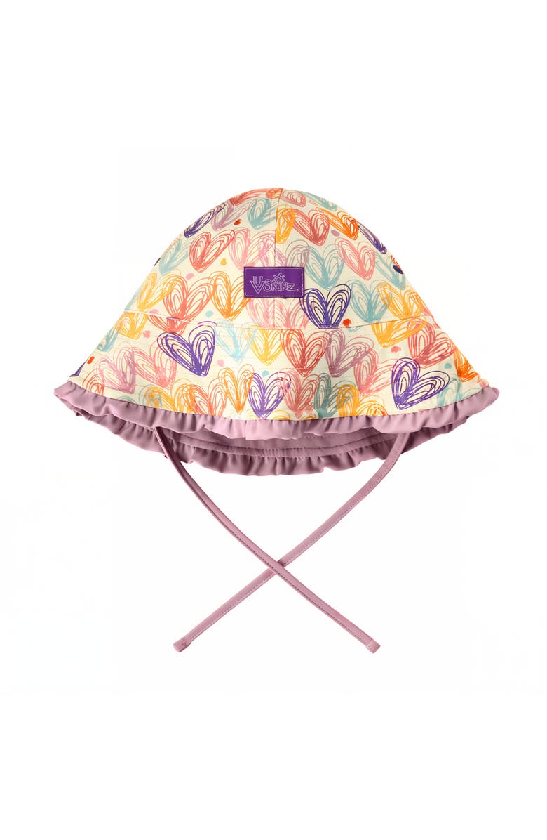 UV Skinz Reversible Sun Hat, Main, color, Doodle My Heart