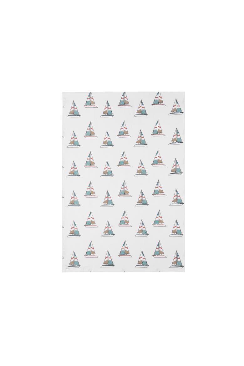 Sail Boats Towel, Alternate, color, Blue