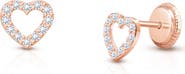Tiny Blessings 14K Gold Love of Mine Stud Screw Back Earrings