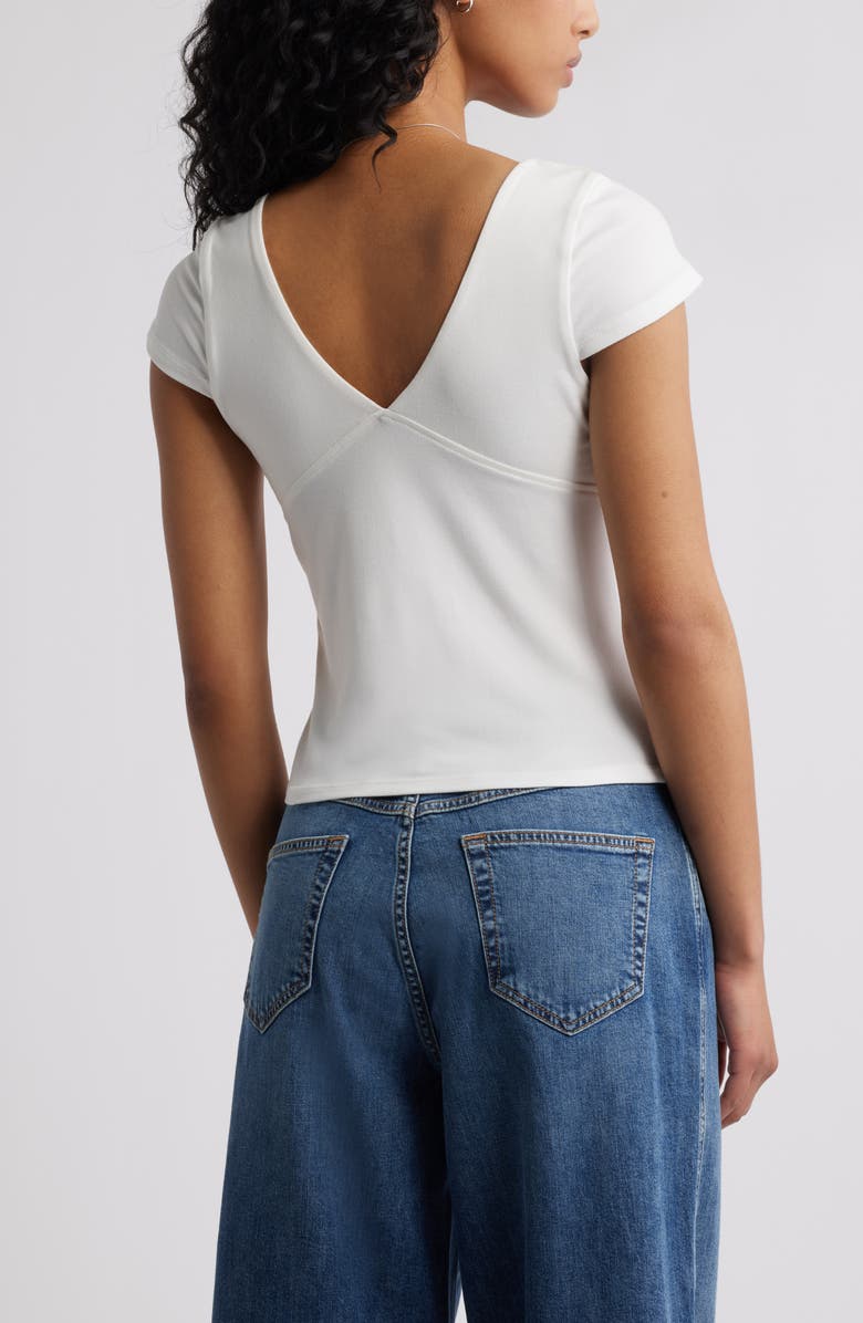 BP. Bustier Crop Top, Alternate, color, White Blanc