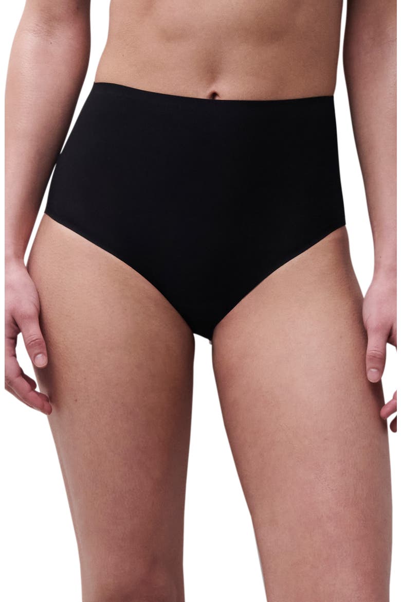 Soft Stretch High Waist Briefs, Main, color, MIDNIGHT MONOGRAM
