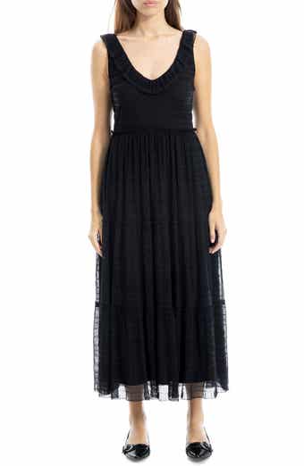 MAX STUDIO Tiered Maxi Dress