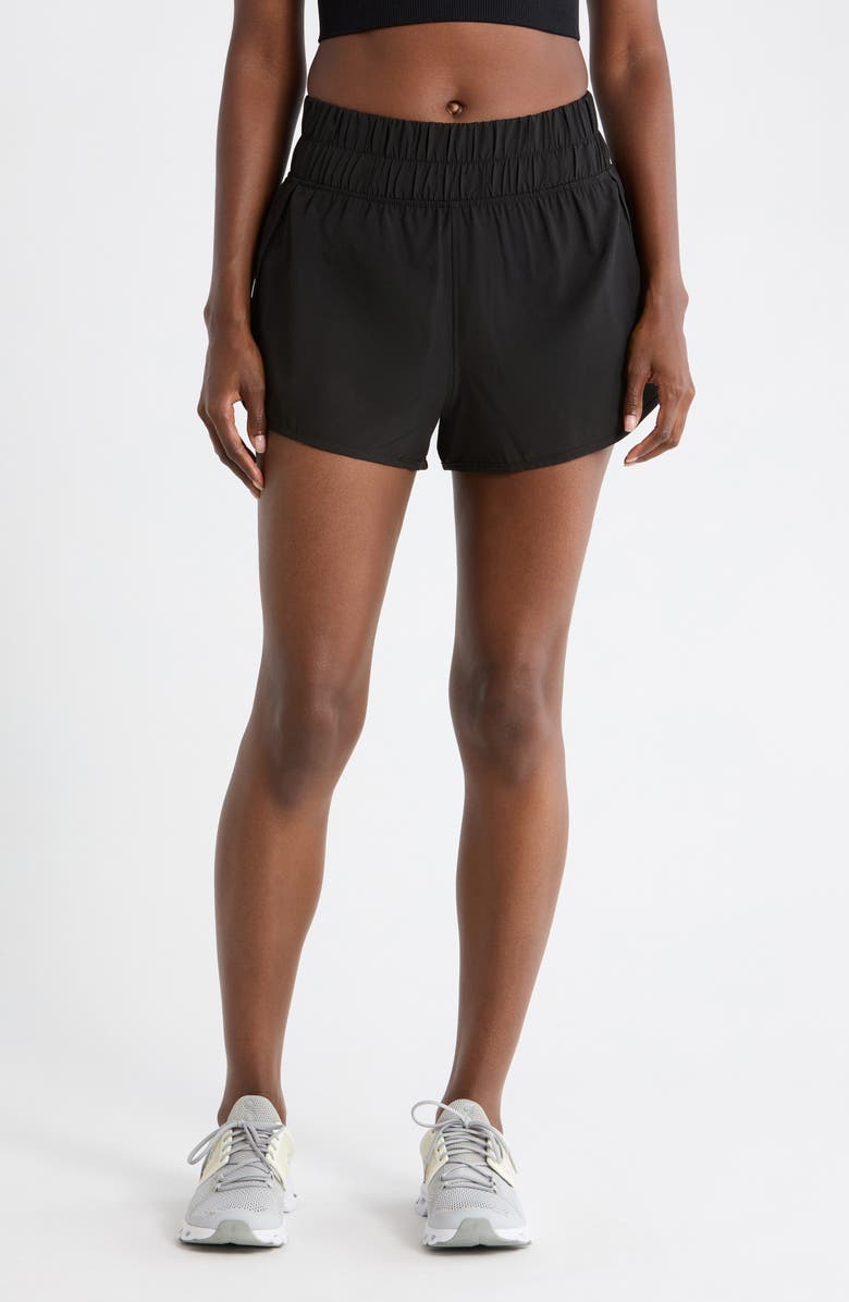 90 DEGREE BY REFLEX Lightstreme Commuter Shorts, Main, color, Black