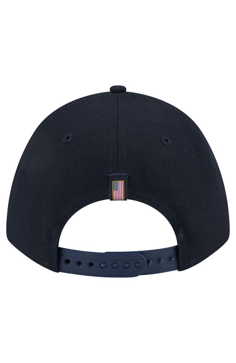 New Era Men's New Era Navy New York Yankees American Flag 9FORTY M-Crown A-Frame Adjustable Hat, Alternate, color, 