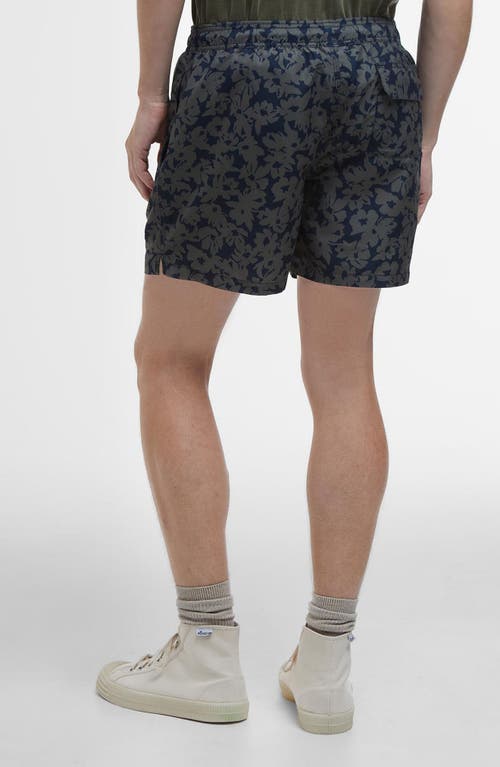 Barbour Sidmouth Swim Trunks In Navy Blue