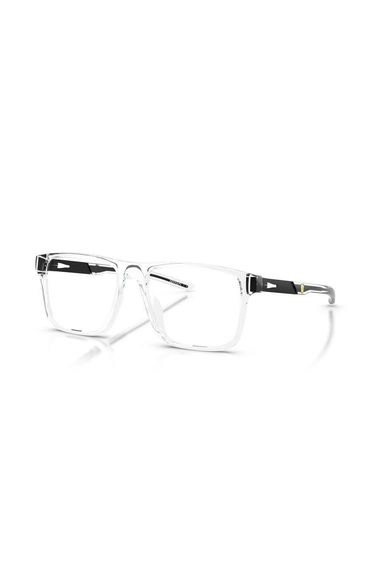55mm Rectangle optical glasses, Main, color, Transparent