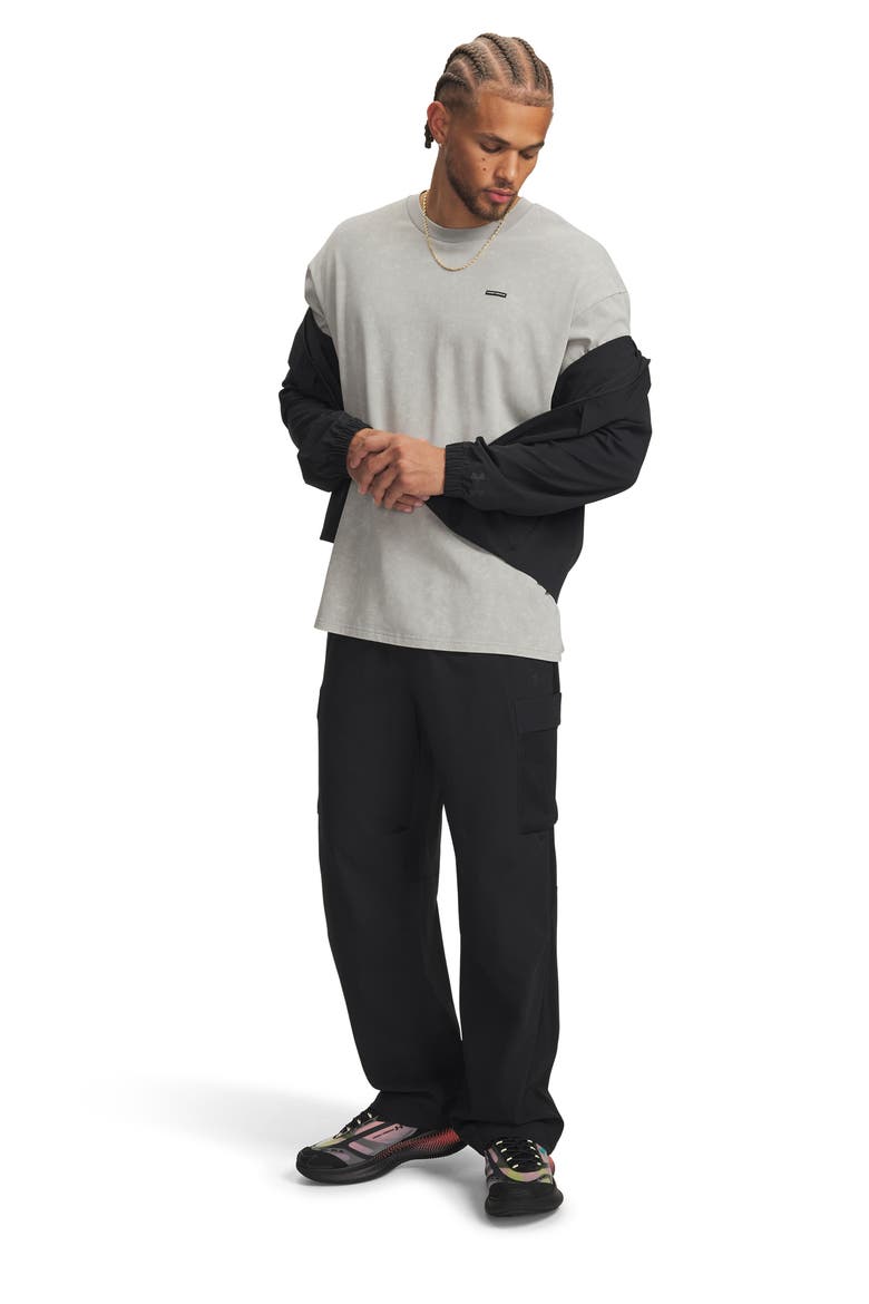 Unstoppable Airvent Woven Cargo Pants, Alternate, color, BLACK