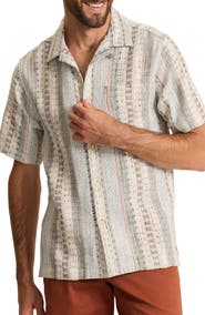 Tommy Bahama Milano Isles Stripe Short Sleeve Button Up Shirt