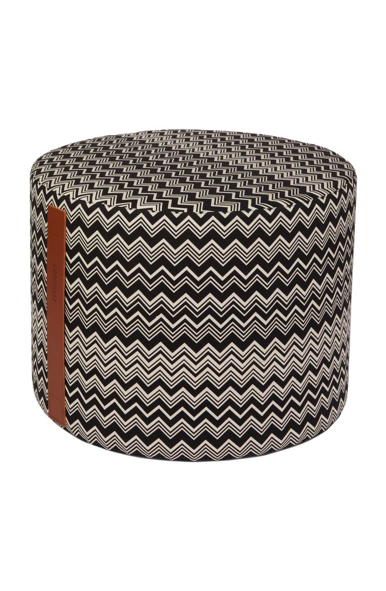Missoni Home Tobago Cylinder Pouf 40x30, Main, color, 
