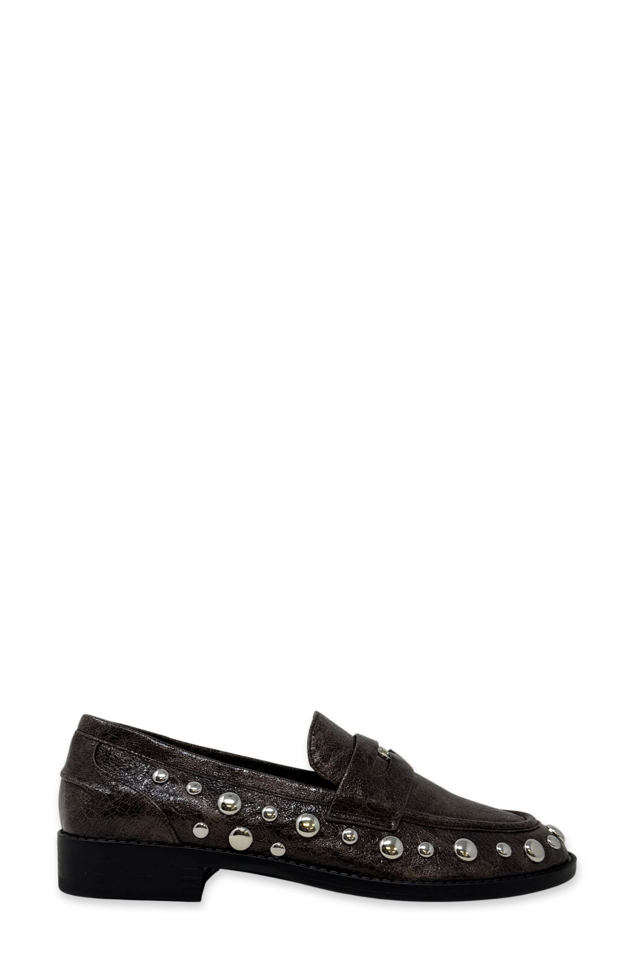 Trisha Penny Loafer, Alternate, color, DARK TAUPE
