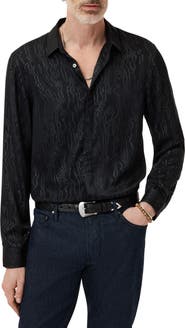 John Varvatos Hickory Button-Up Shirt