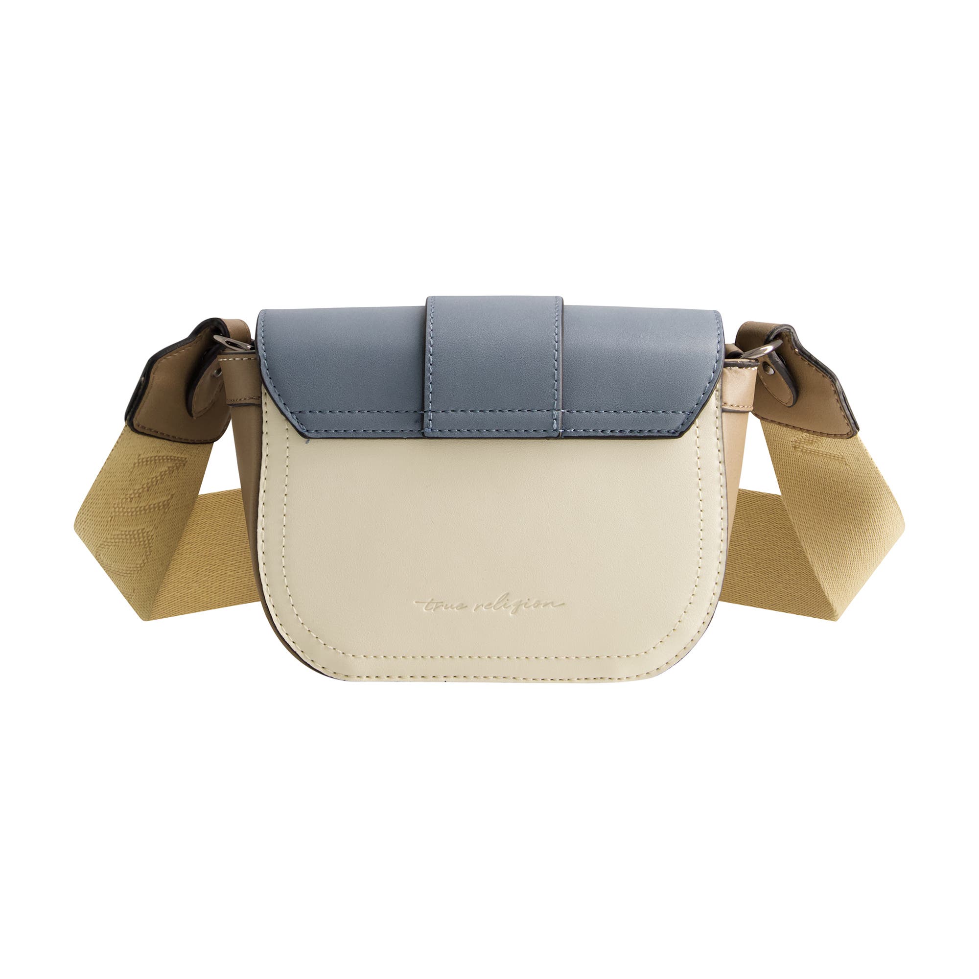 True Religion Color Block Crossbody, Alternate, color, Blue