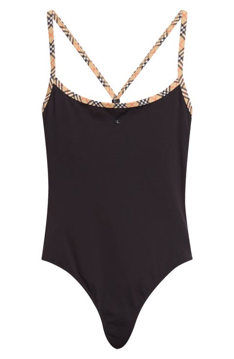 Satine Contrast Trim One-Piece Swimsuit