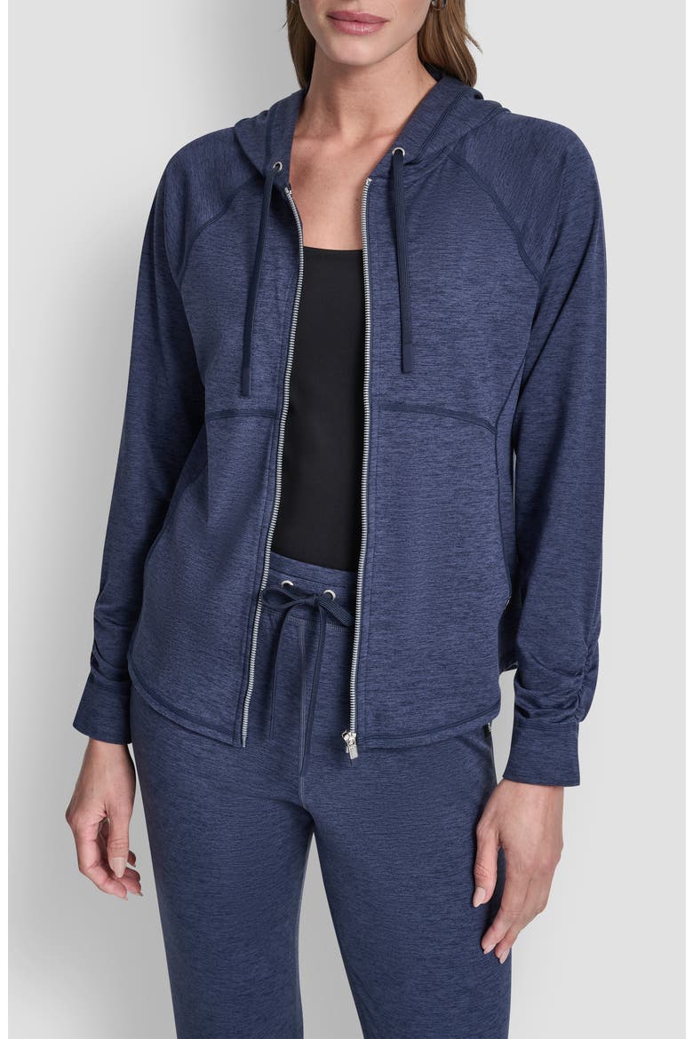 Spacedye Full Zip Hoodie, Alternate, color, PEACOAT SPACEDYE