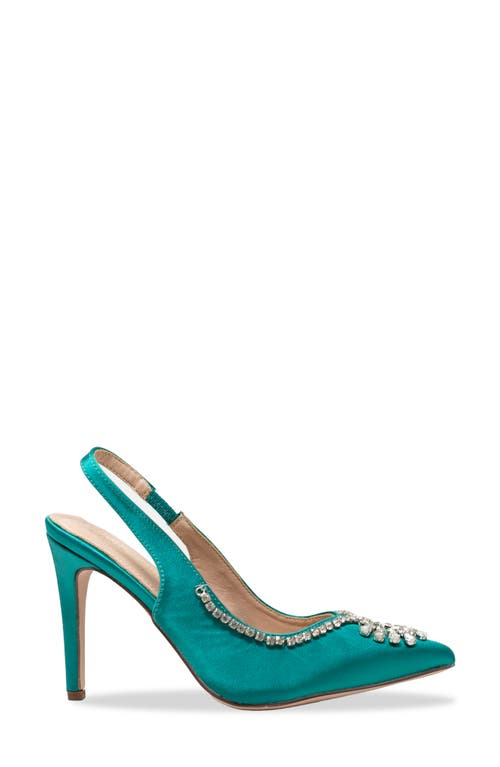 Chase & Chloe Chase And Chloe Halston Crystal Slingback Pump