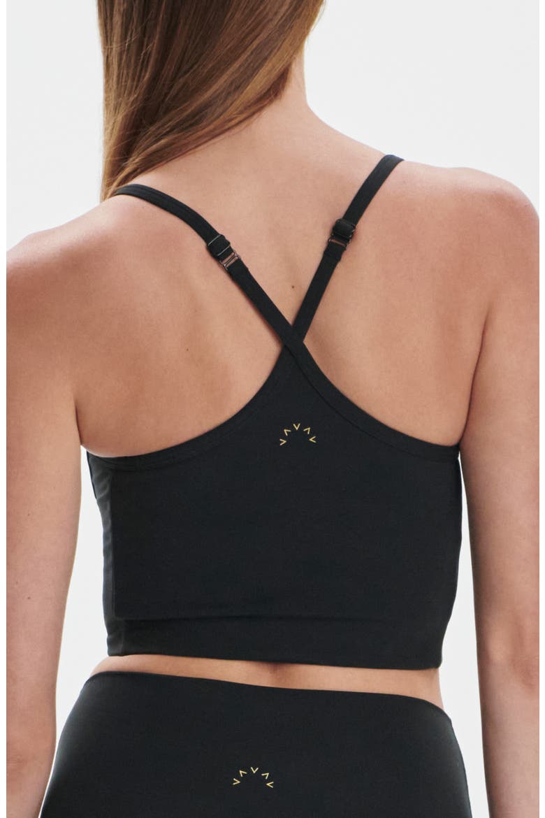 Always Surrey Longline Sports Bra, Alternate, color, BLACK