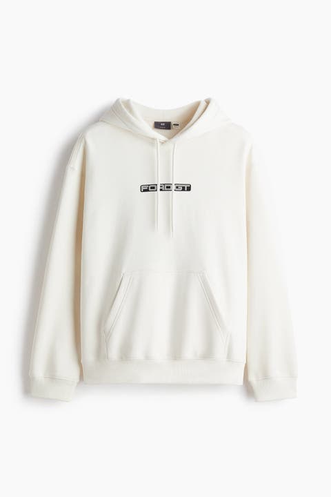 Loose Fit Printed Hoodie