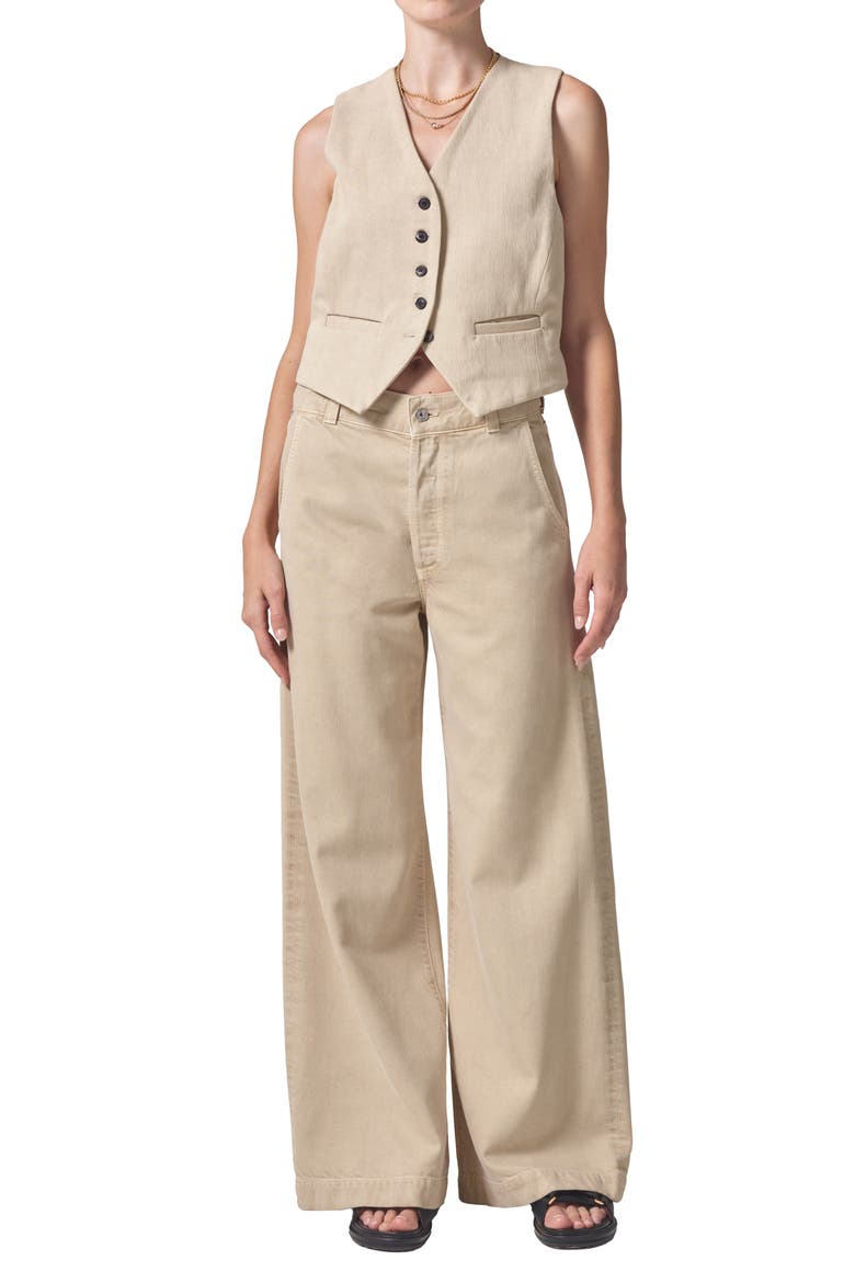 Beverly Slouchy Bootcut Pants, Alternate, color, TAOS SAND