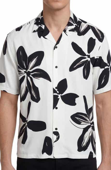 Report Collection Abstract Print Camp Shirt