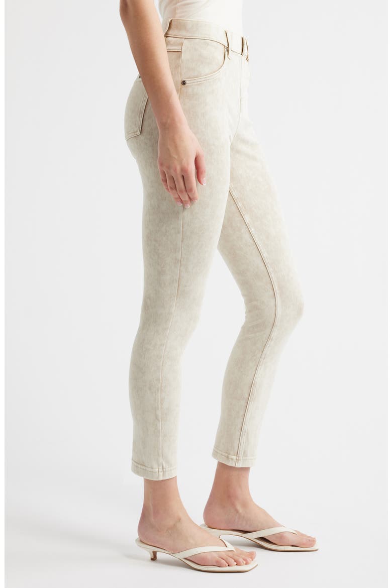 Ultra Ultrasoft High Rise Denim Skimmer Leggings, Alternate, color, OATMEAL ACID