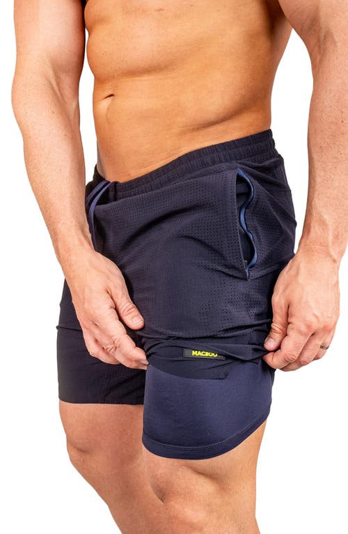 Maceoo Perforated Training Shorts
