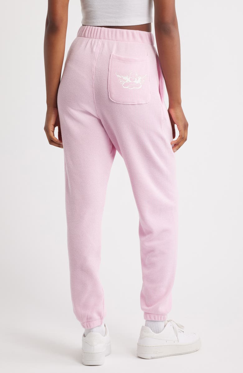 BOYS LIE Georgia Rules V2 Mac Slim Thermal Sweatpants, Alternate, color, Pink