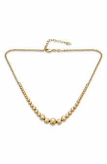 Graduated Ball Choker Necklace