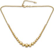 BLING JEWELRY Graduated Ball Choker Necklace