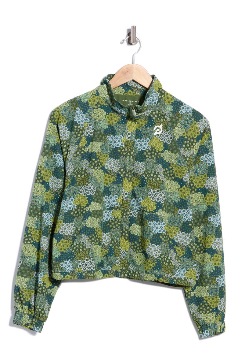 New Light Track Jacket, Alternate, color, BRONZE GREEN MULTI