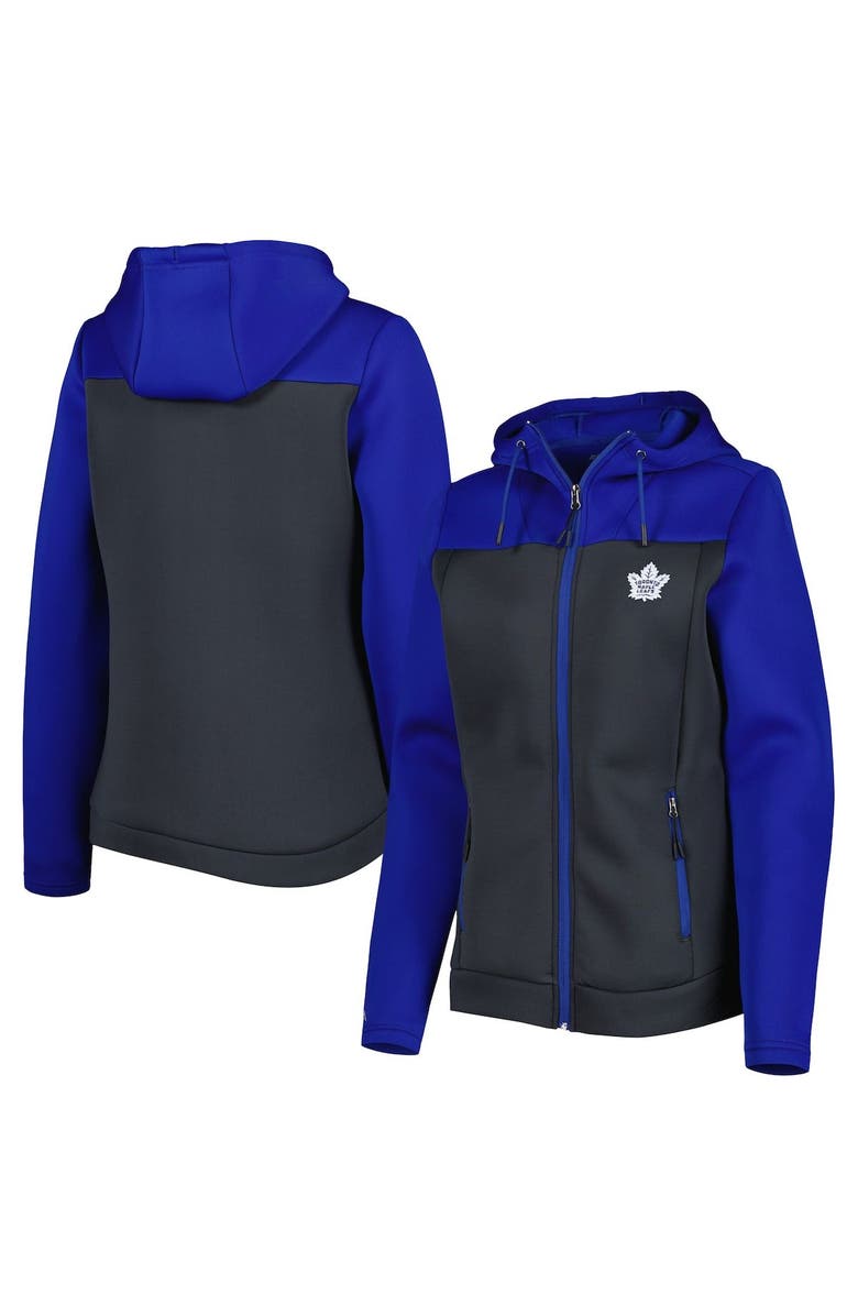 ANTIGUA Women's Antigua Blue/Gray Toronto Maple Leafs Protect Full-Zip Jacket, Main, color, Blue