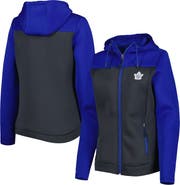 ANTIGUA Women's Antigua Blue/Gray Toronto Maple Leafs Protect Full-Zip Jacket