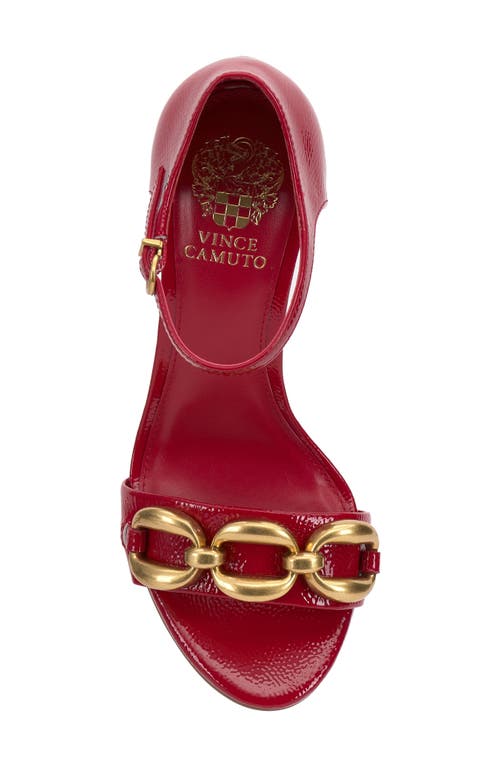Vince Camuto Aurelia Ankle Strap Sandal In Orange