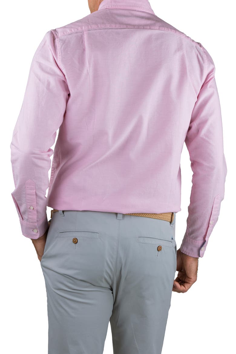 Classic Fit Cotton Oxford Button-Down Shirt, Alternate, color, PINK