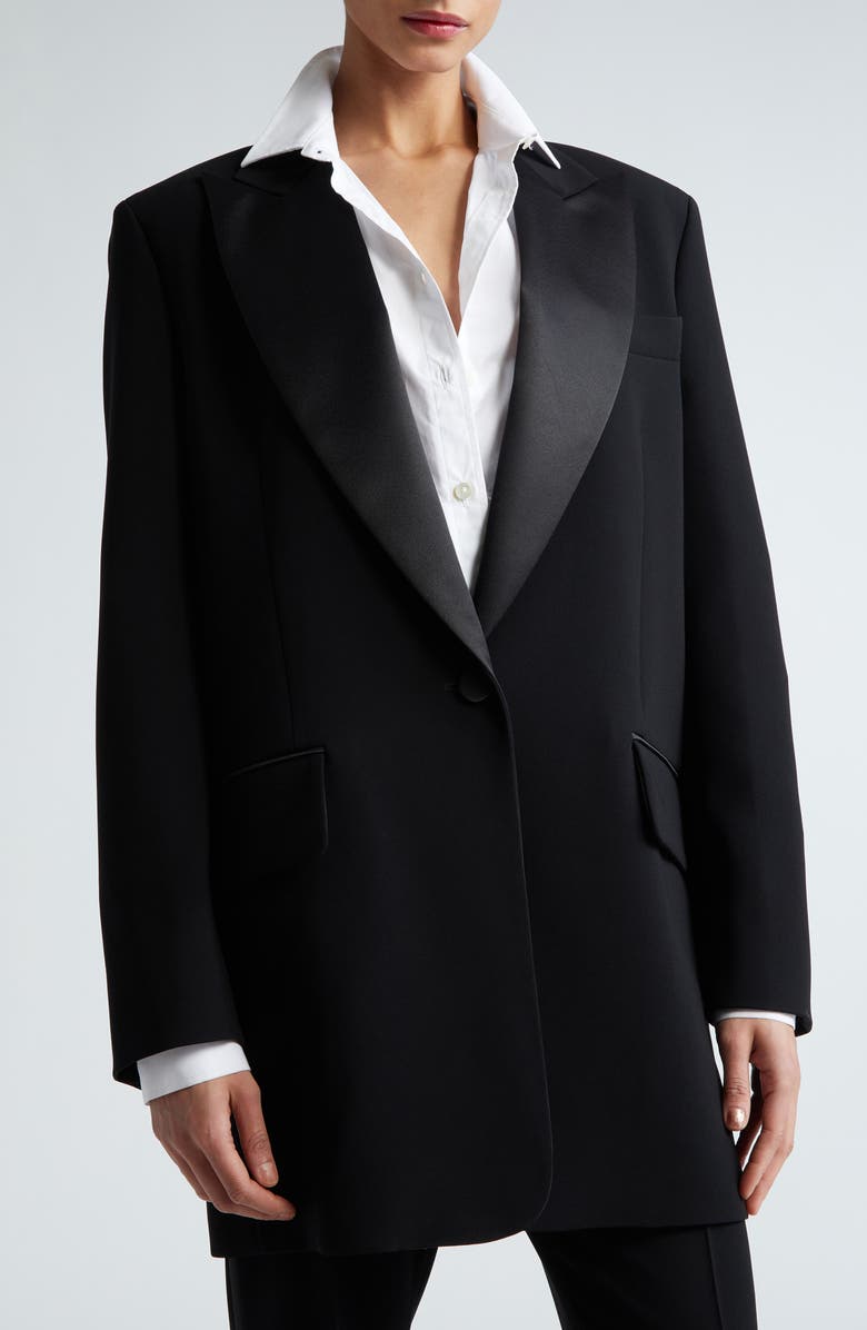 Max Mara Dyser Oversize Dinner Jacket, Alternate, color, 