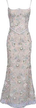 HOUSE OF CB Naima Embroidered Sequin Mermaid Gown