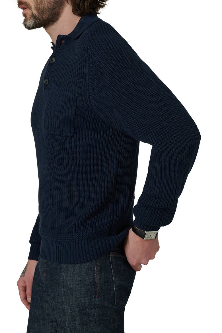Ruben Polo Sweater, Alternate, color, MIDNIGHT NAVY