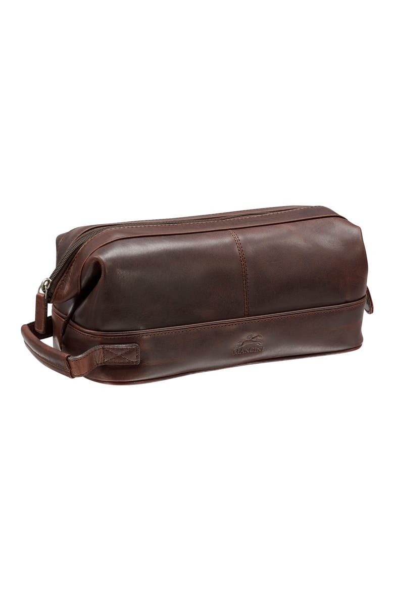 Classic Toiletry Bag, Alternate, color, BROWN